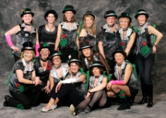 Fasching 2009, die 11er - Ratsfrauen der Neudorfer Karnevalsgesellschaft 